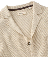 Soft Knit Wool-Blend Sweater Blazer in Choice of Colors by Borgo28