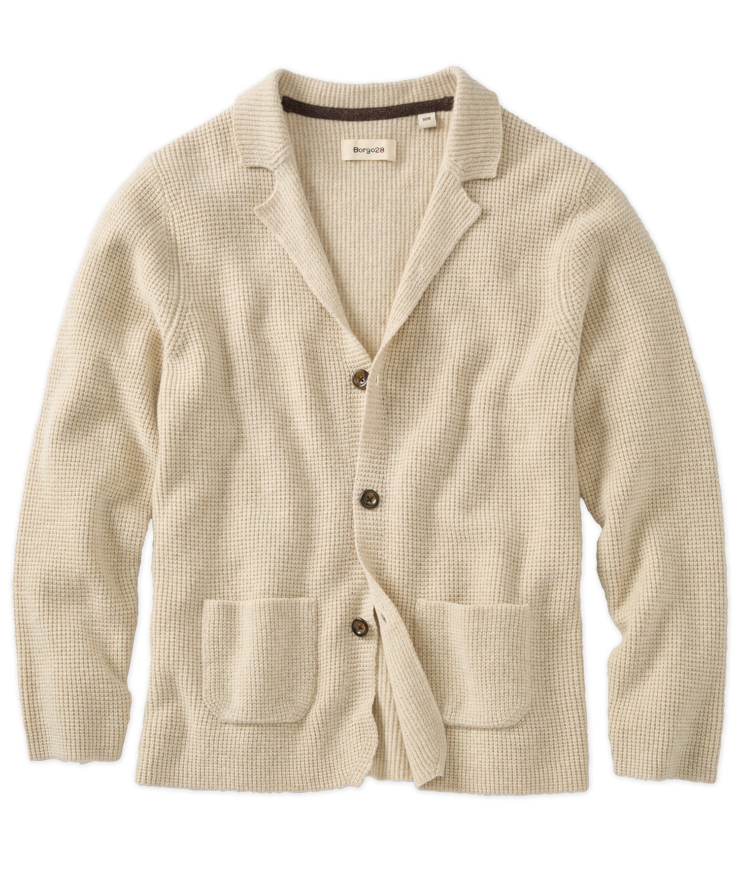 Soft Knit Wool-Blend Sweater Blazer in Choice of Colors by Borgo28