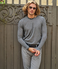 Pure Cashmere Raglan Sleeve Sweater in Choice of Colors by Borgo28