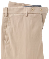 Xtreme Comfort Sateen Casual Pants in Khaki, Size 34 (Mansfield Relaxed Fit) by Ballin