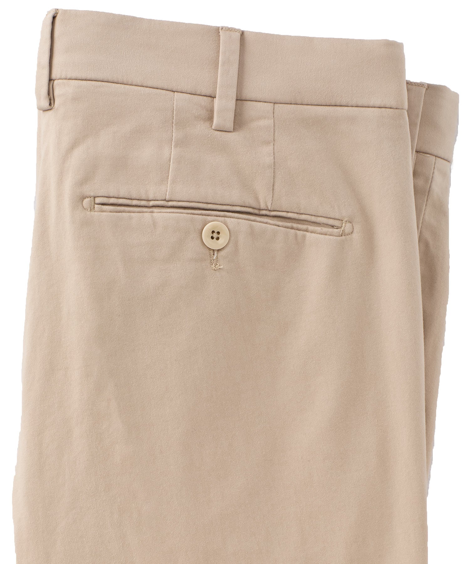 Xtreme Comfort Sateen Casual Pants in Khaki, Size 34 (Mansfield Relaxed Fit) by Ballin