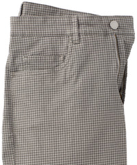 Houndstooth Check Twill 5-Pocket Pants in Grey (Crescent Modern Fit) by Ballin