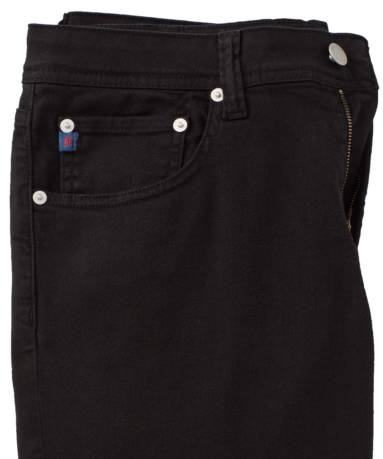 Bull Denim Boot Cut Jean in Black (Modern Boot Cut Fit) by Borgo28