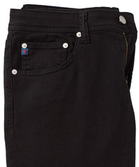 Bull Denim Boot Cut Jean in Black (Modern Boot Cut Fit) by Borgo28