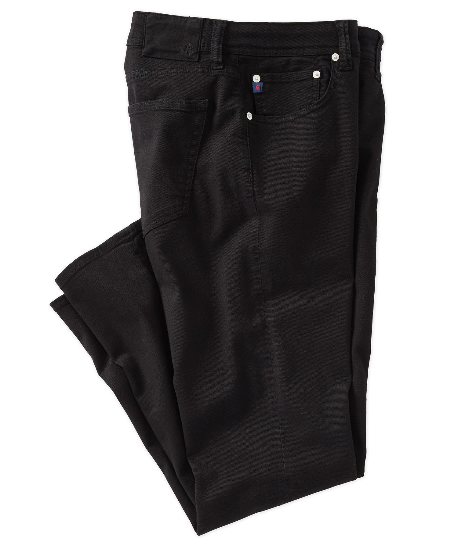 Bull Denim Boot Cut Jean in Black (Modern Boot Cut Fit) by Borgo28
