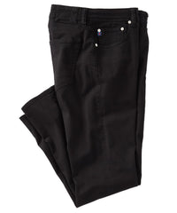 Bull Denim Boot Cut Jean in Black (Modern Boot Cut Fit) by Borgo28