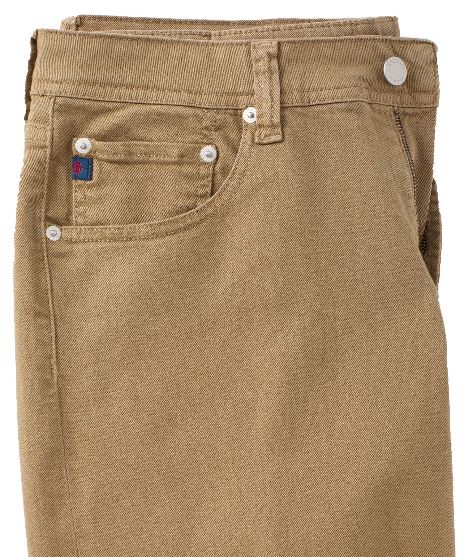 Bull Denim Boot Cut Jean in Khaki (Modern Boot Cut Fit) by Borgo28