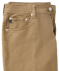 Bull Denim Boot Cut Jean in Khaki (Modern Boot Cut Fit) by Borgo28