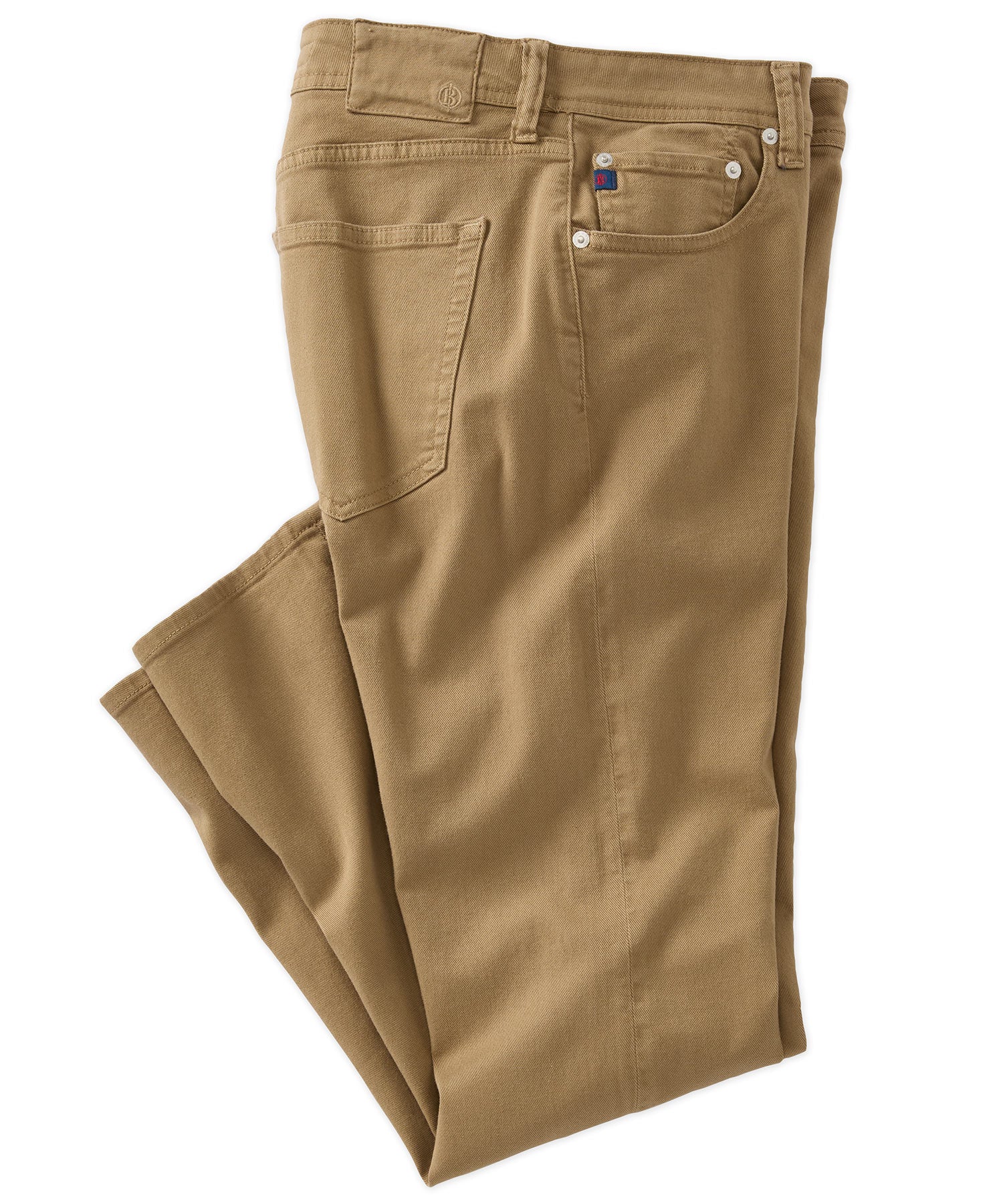 Bull Denim Boot Cut Jean in Khaki (Modern Boot Cut Fit) by Borgo28