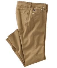 Bull Denim Boot Cut Jean in Khaki (Modern Boot Cut Fit) by Borgo28