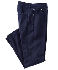 Bull Denim Boot Cut Jean in Navy (Modern Boot Cut Fit) by Borgo28