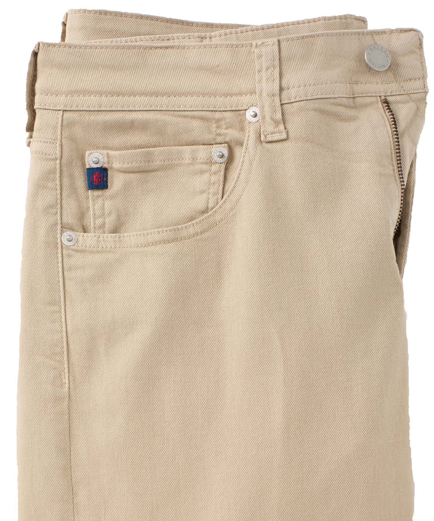 Bull Denim Boot Cut Jean in Tan (Modern Boot Cut Fit) by Borgo28