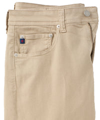 Bull Denim Boot Cut Jean in Tan (Modern Boot Cut Fit) by Borgo28