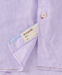 Italian Linen Short Sleeve Sport Shirt in Choice of Colors by Borgo28