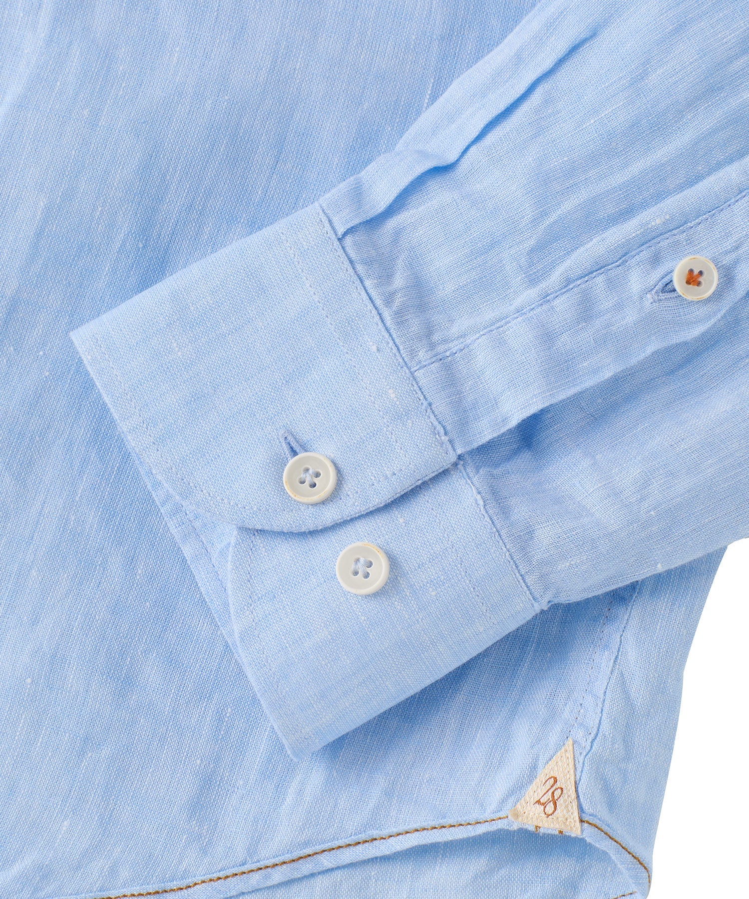 Italian Linen Long Sleeve Sport Shirt in Choice of Colors by Borgo28