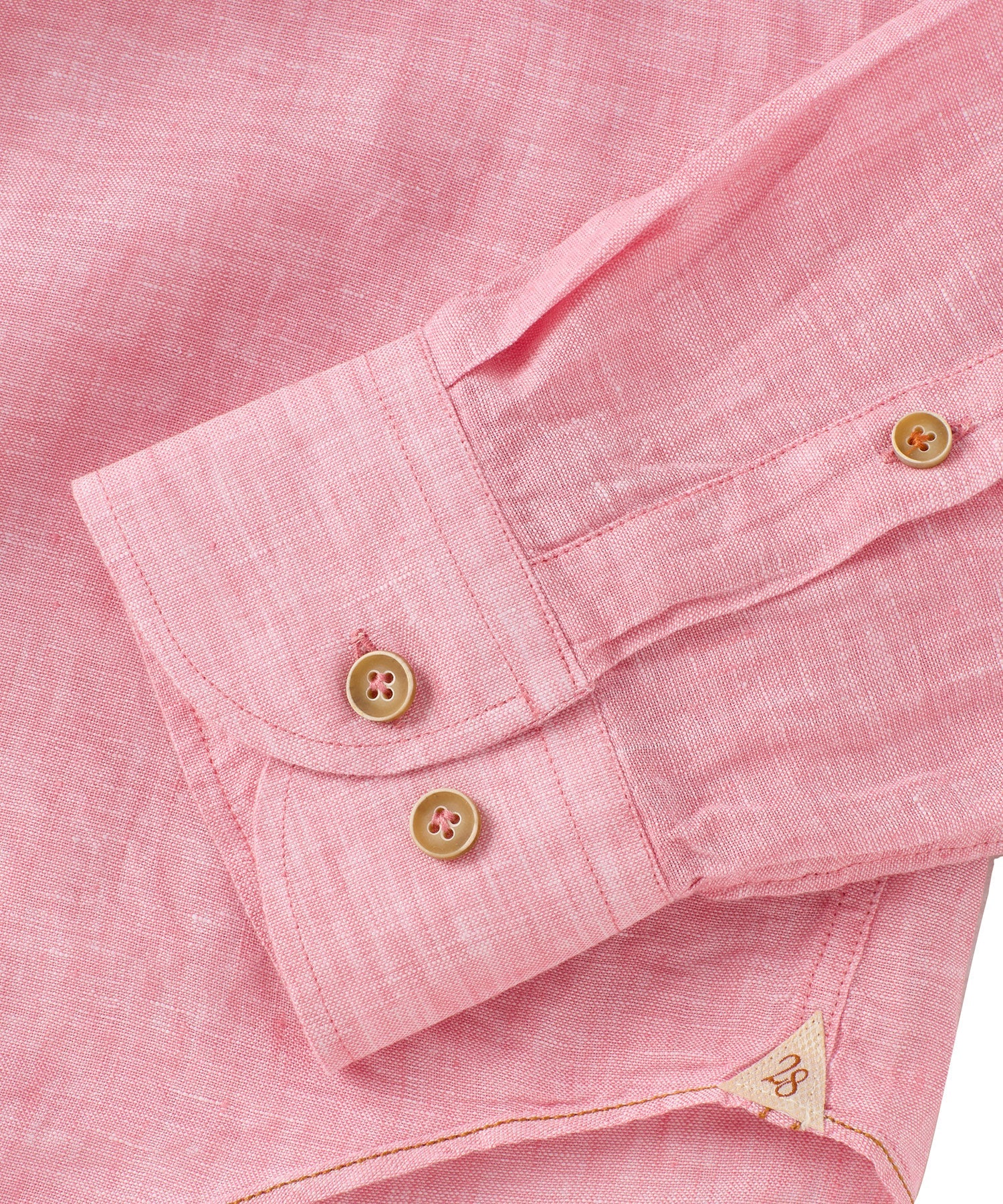 Italian Linen Long Sleeve Sport Shirt in Choice of Colors by Borgo28