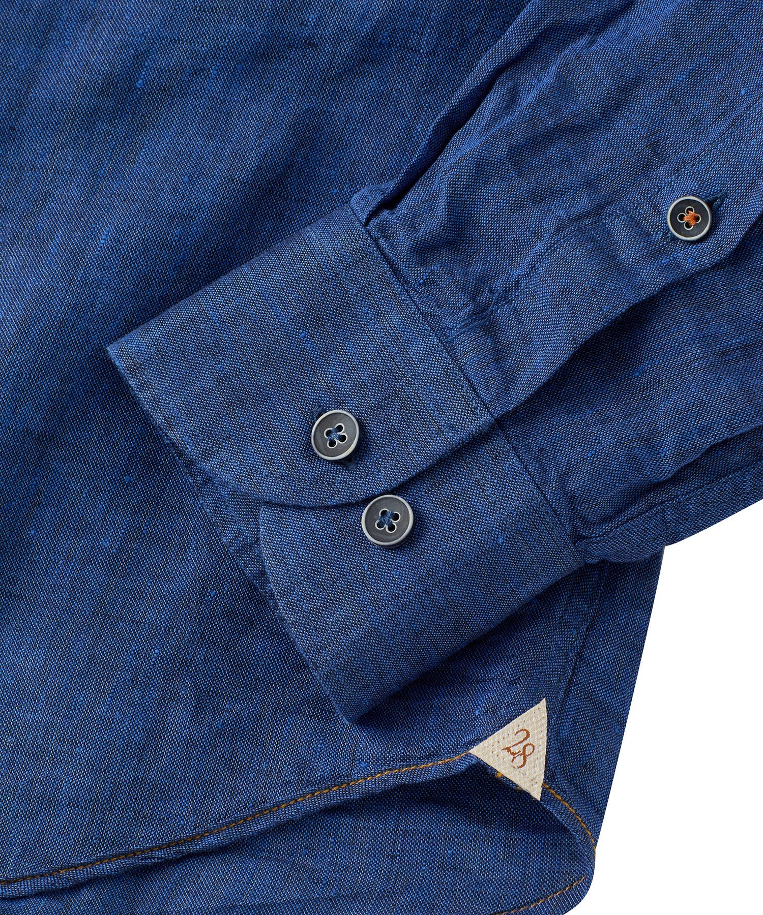 Italian Linen Long Sleeve Sport Shirt in Choice of Colors by Borgo28