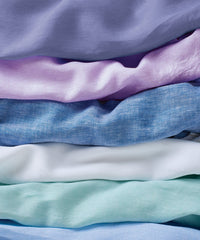 Italian Linen Long Sleeve Sport Shirt in Choice of Colors by Borgo28