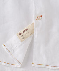 Italian Linen Long Sleeve Sport Shirt in Choice of Colors by Borgo28