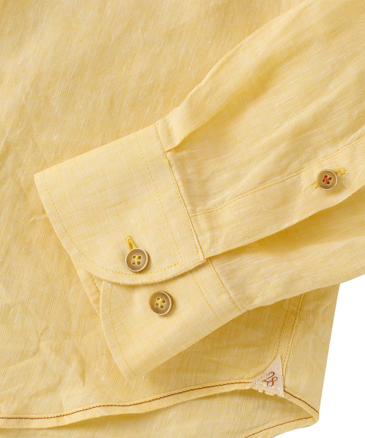 Italian Linen Long Sleeve Sport Shirt in Choice of Colors by Borgo28