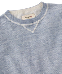 Reversible Linen-Cotton Crewneck Sweater in Choice of Colors by Borgo28