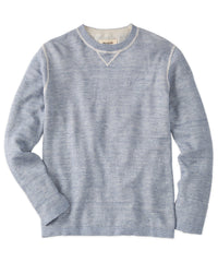 Reversible Linen-Cotton Crewneck Sweater in Choice of Colors by Borgo28