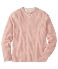 Reversible Linen-Cotton Crewneck Sweater in Choice of Colors by Borgo28