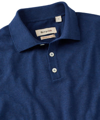 Classic Italian Fine-Gauge Organic Cotton Polo Sweater in Choice of Colors by Borgo28