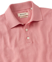 Classic Italian Fine-Gauge Organic Cotton Polo Sweater in Choice of Colors by Borgo28