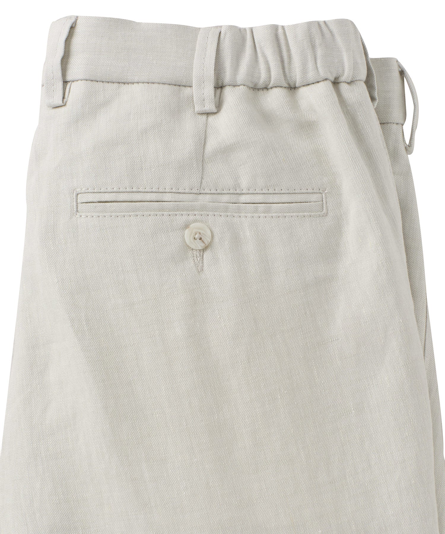 Linen Chambray Twill Drawstring Pants in Choice of Colors (Arona Modern Fit) by Ballin