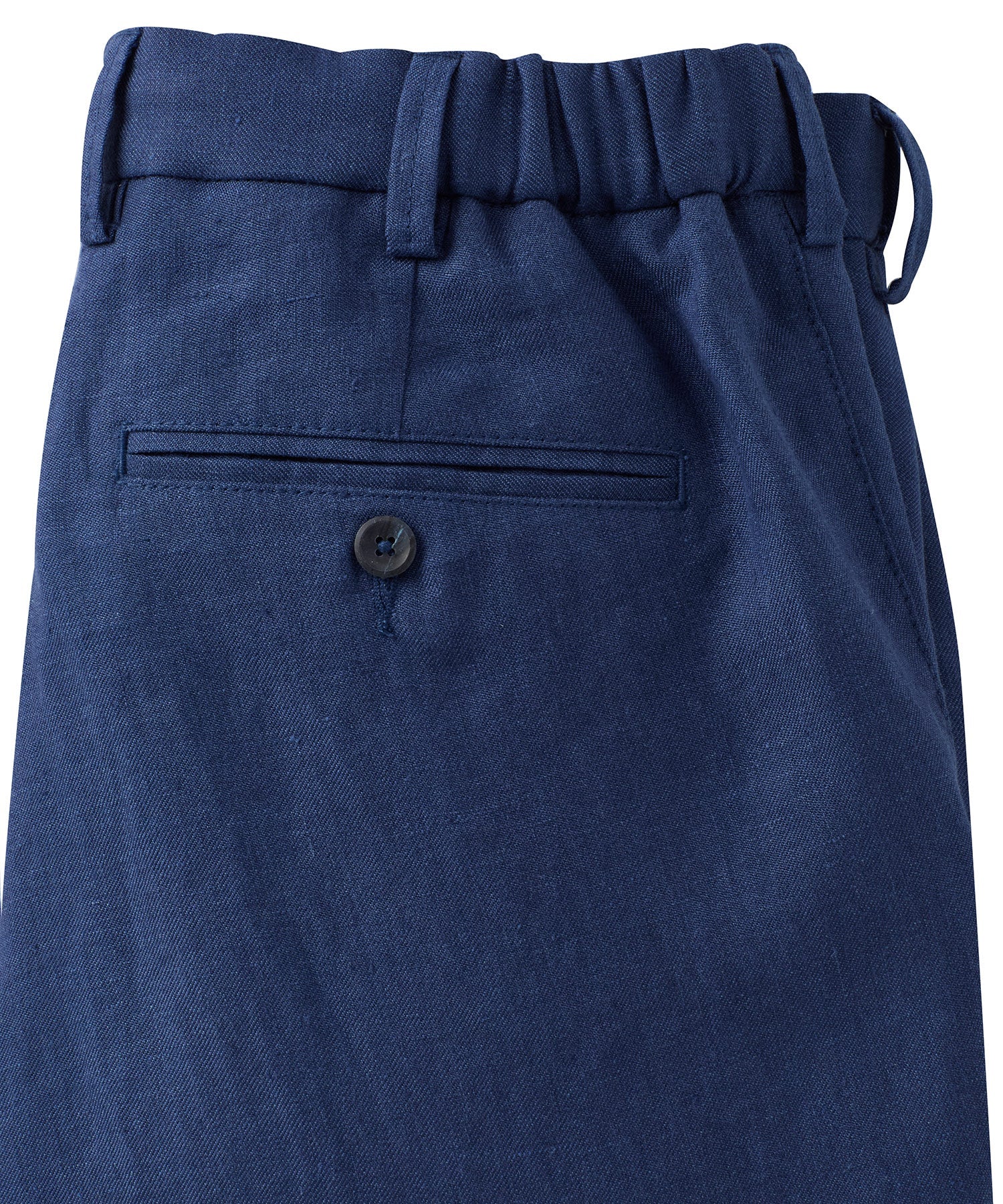 Linen Chambray Twill Drawstring Pants in Choice of Colors (Arona Modern Fit) by Ballin