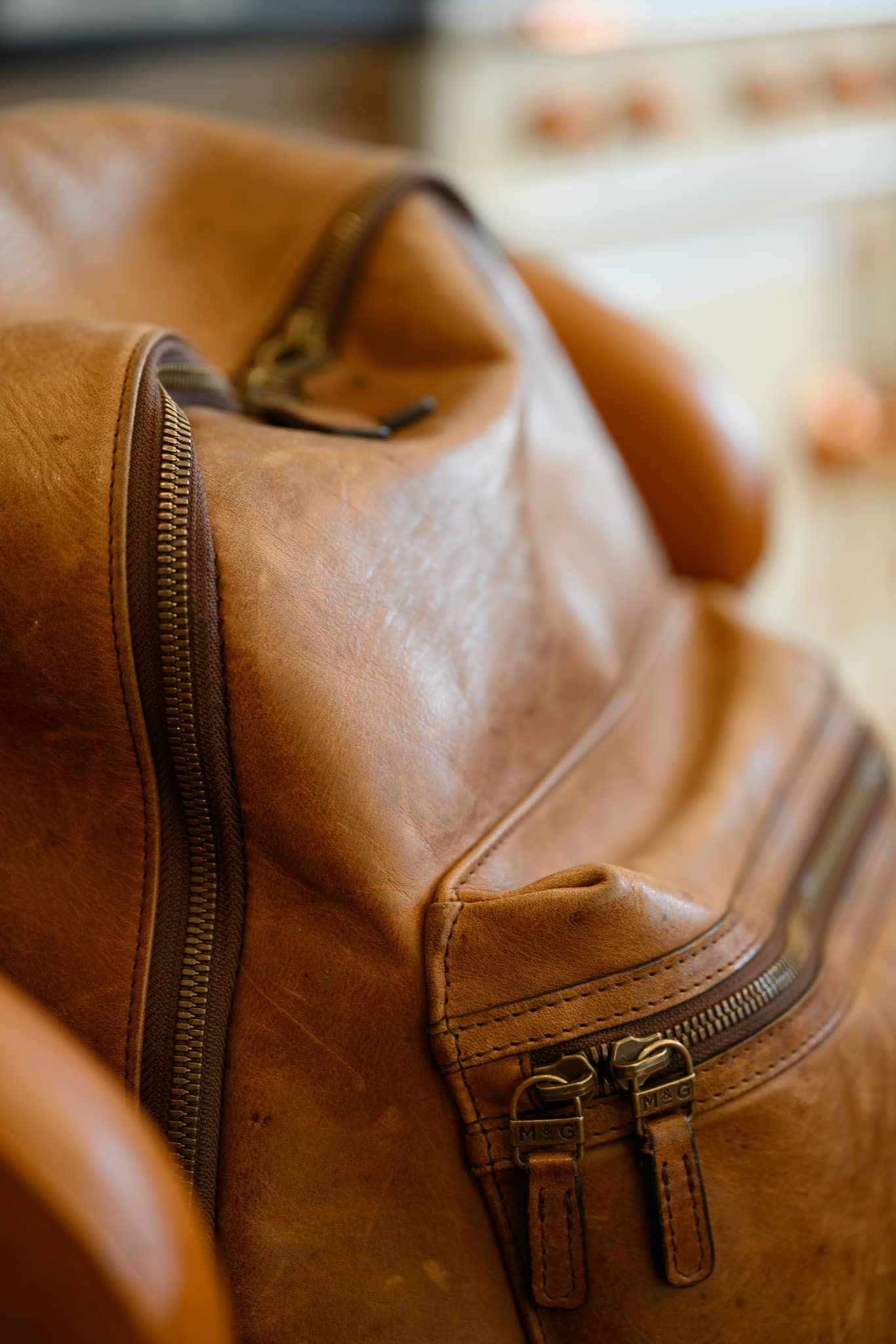 Reclaimed Backpack in Heirloom Oak by Moore & Giles