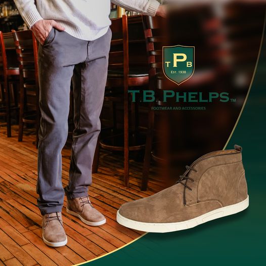 Scottsdale Washed Calfskin Chukka Boot in Briar by T.B. Phelps