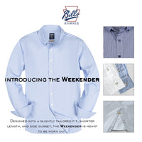 Weekender Fit Brushed Flannel Sport Shirt in Dark Indigo by Bills Khakis