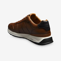 Lawson Lace-Up Sneaker in Chestnut Leather by Allen Edmonds