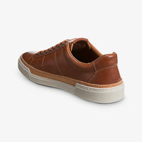 Porter City Derby Lace-Up Sneaker in Walnut Brown Leather by Allen Edmonds