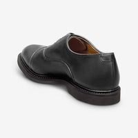 Park Avenue Verse Cap-Toe Oxford Dress Shoe in Black Leather with Black Sole by Allen Edmonds