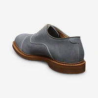 Park Avenue Verse Cap-Toe Oxford Dress Shoe in Steel Grey Suede by Allen Edmonds