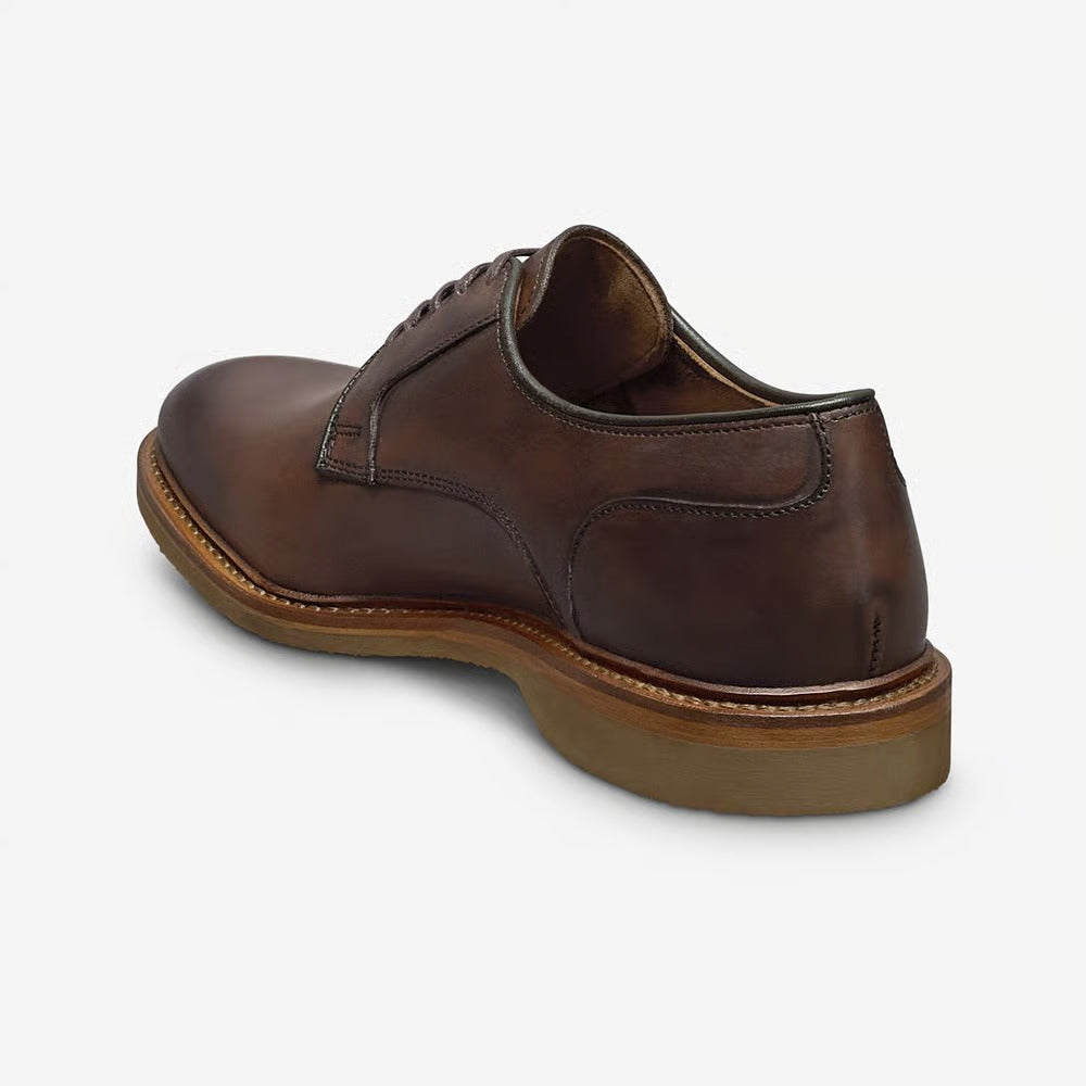 Walker Verse Plain-Toe Derby Dress Shoe in Dark Chili Leather by Allen Edmonds