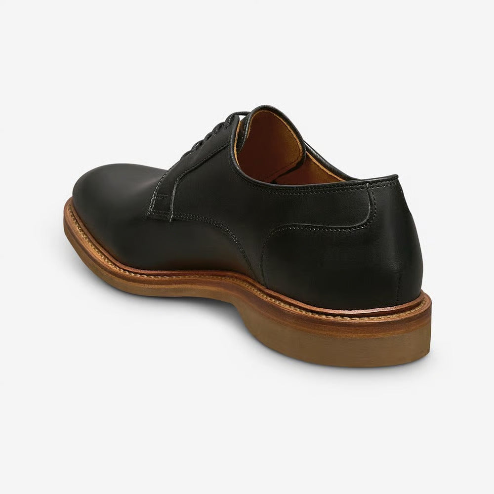 Walker Verse Plain-Toe Derby Dress Shoe in Black Leather by Allen Edmonds