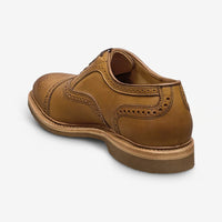 Strand Verse Cap-Toe Oxford Dress Shoe with Perf Detailing in Walnut Leather by Allen Edmonds