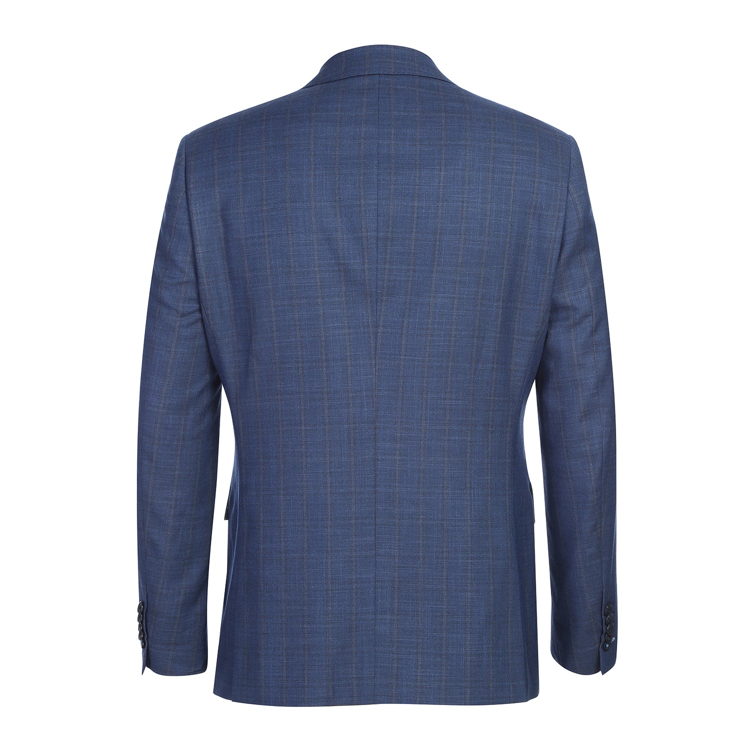 Stretch Performance Single Breasted SLIM FIT Suit in Blue Check (Short, Regular, and Long Available) by English Laundry