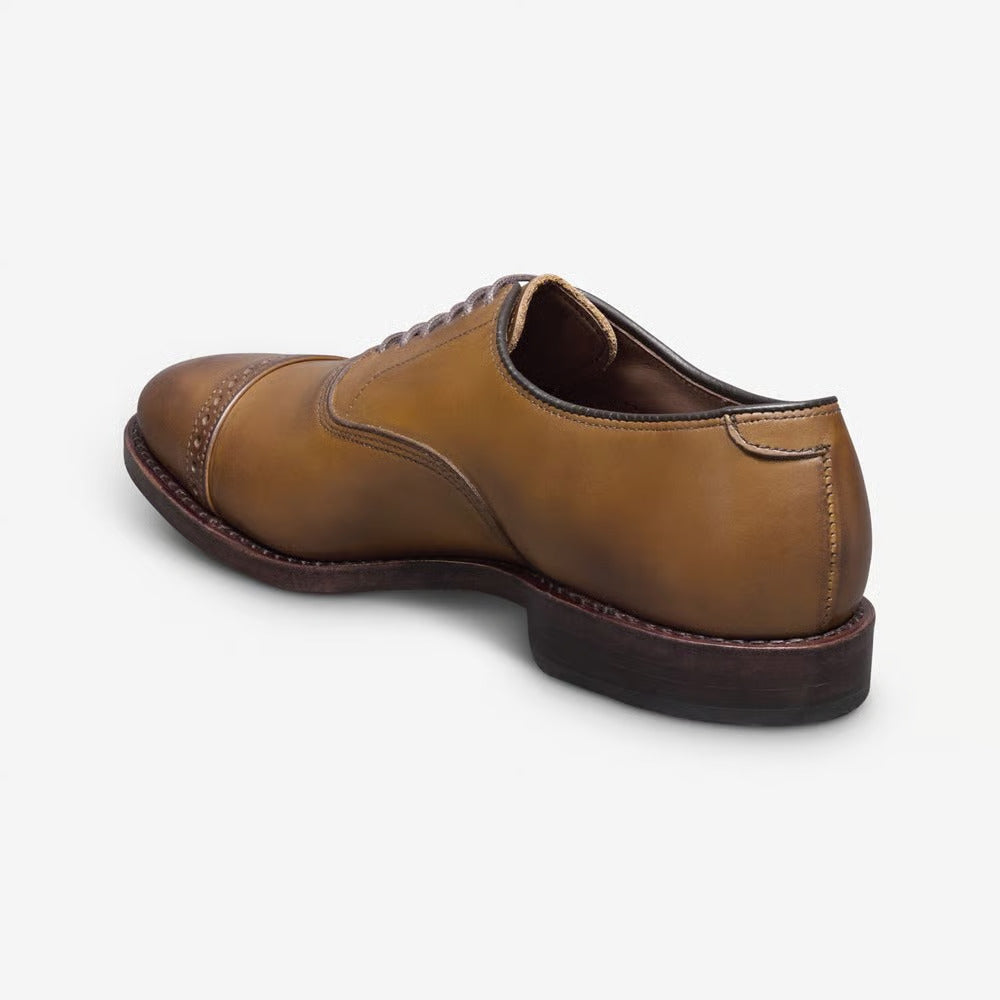 Fifth Avenue Cap-Toe Oxford Dress Shoe in Walnut Leather by Allen Edmonds