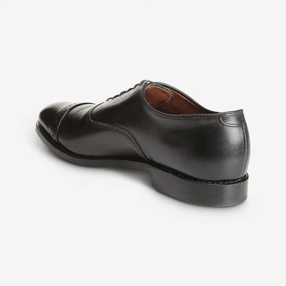 Fifth Avenue Cap-Toe Oxford Dress Shoe in Black Leather by Allen Edmonds