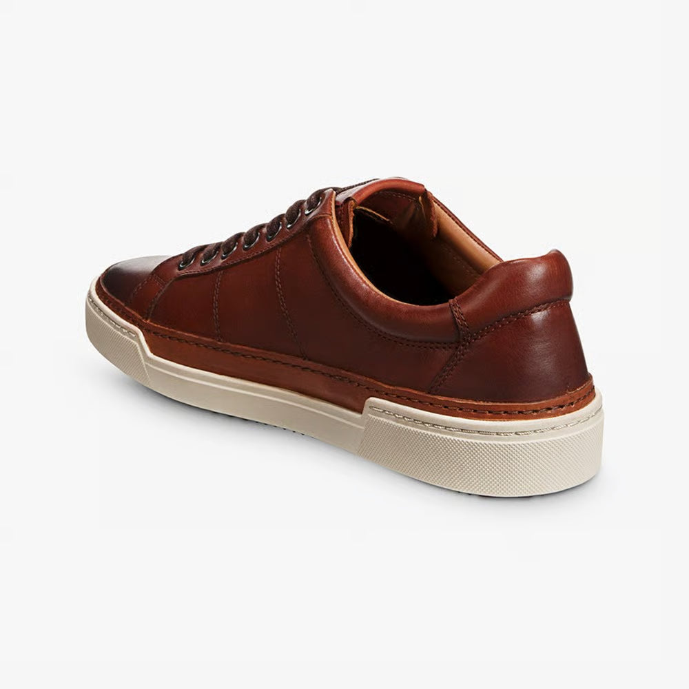 Porter City Derby Lace-Up Sneaker in Chili Leather by Allen Edmonds
