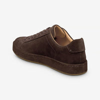 Barnes Lace-Up Sneaker in Polo Brown Suede by Allen Edmonds