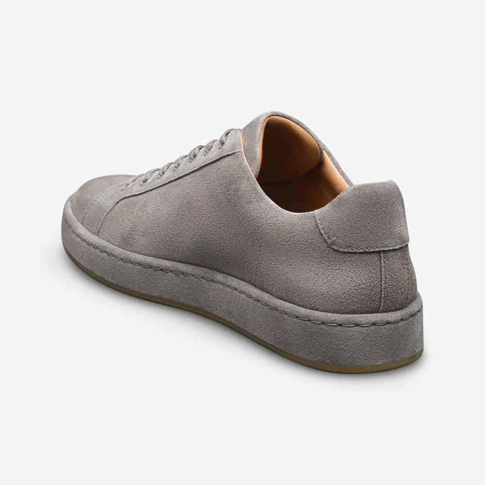 Barnes Lace-Up Sneaker in Grey Suede by Allen Edmonds