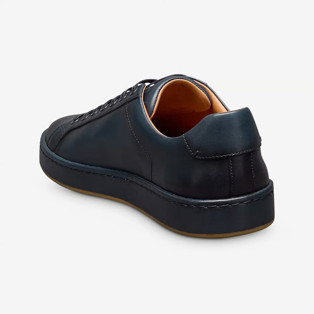 Barnes Lace-Up Sneaker in Navy Leather by Allen Edmonds