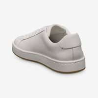 Barnes Lace-Up Sneaker in White Leather by Allen Edmonds