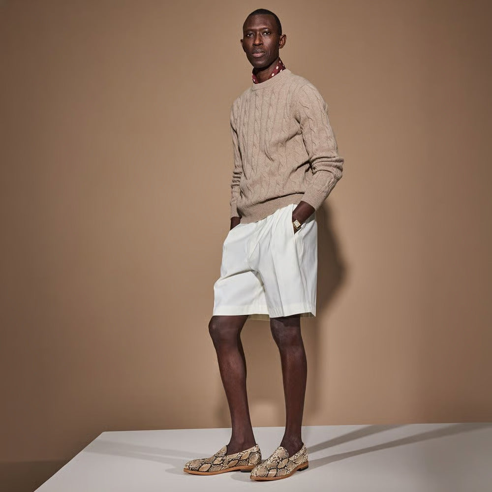 Randolph 2.0 Penny Loafer in Python Embossed Leather by Allen Edmonds
